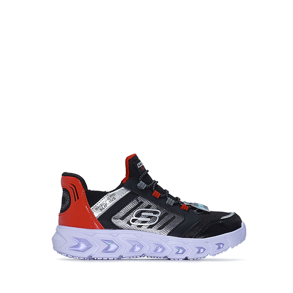Skechers Slip-Ins Hypno-Flash 2.0 Boy's Shoes - Black