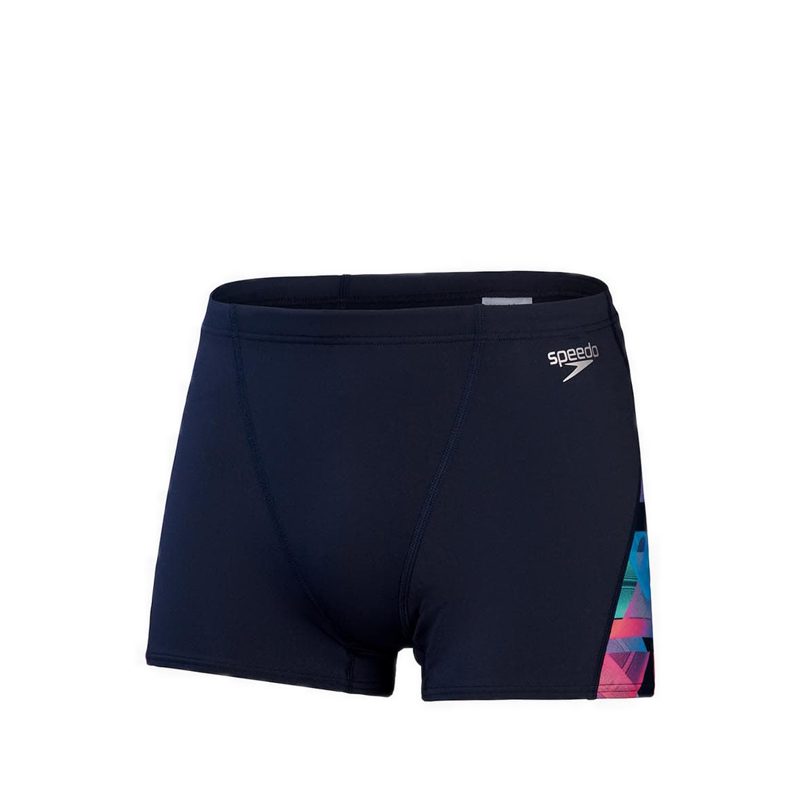 Men Allover Digitak V-Cut Aquashort - Black/Red