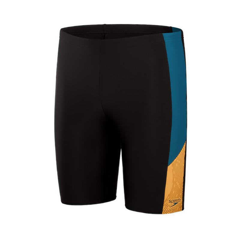Mens Dive Jammer - Black / Dark Teal / Mandarin Peel