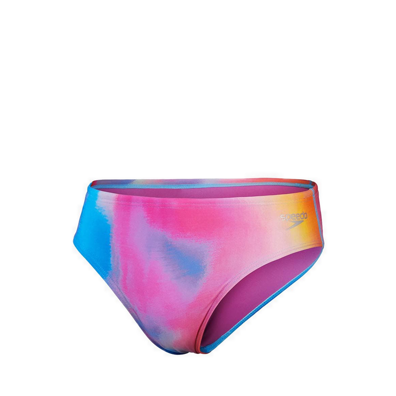 Men 8 Cm Allover Digital Brief - Blue/Pink