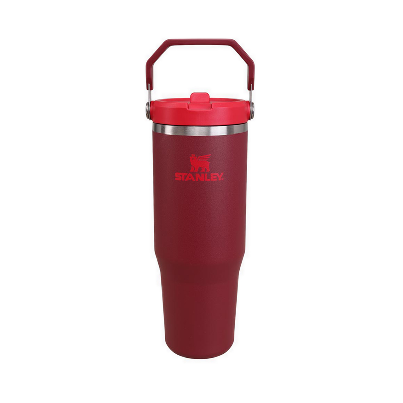 The Iceflow Flip Straw 30 Oz Unisex Tumbler - Cranberry