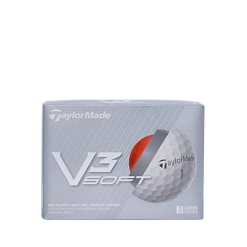 V3 Soft Golf Ball Man - White