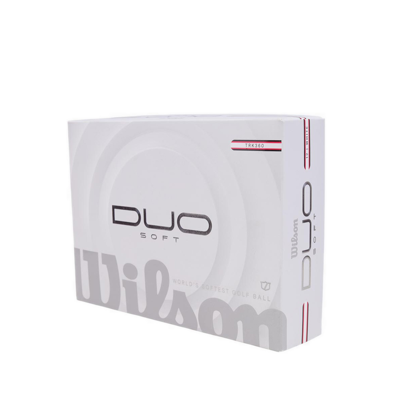 Wilson Duo Soft TRK360 Golf Ball mens - White