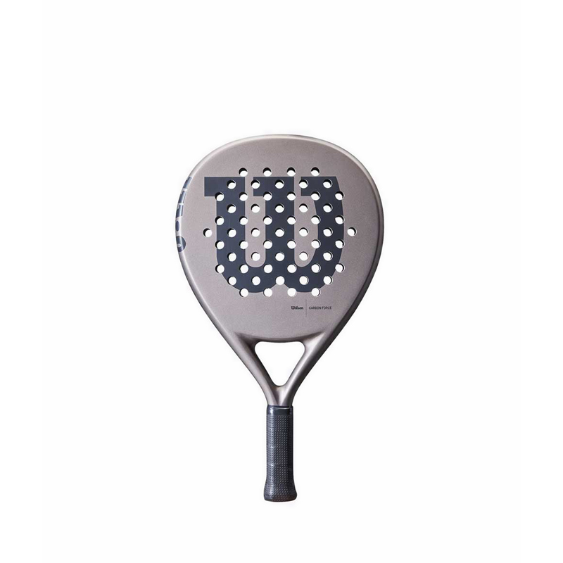 Carbon Force 365 Tear Drop Padel Racket - Silver/Grey