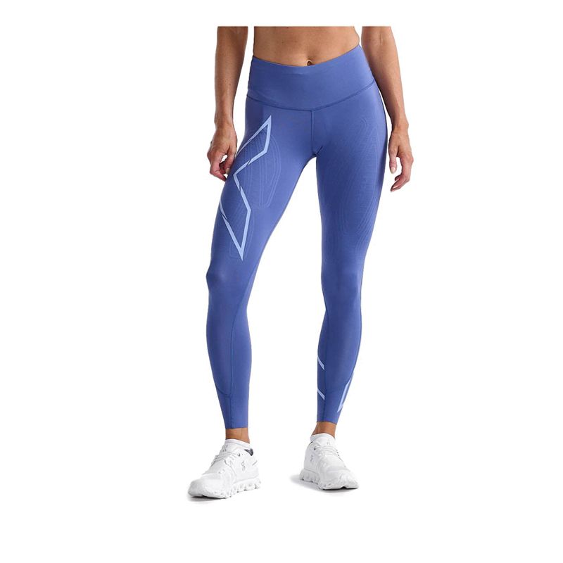 Womens Light Speed Mid - Rise CompTight - Blue