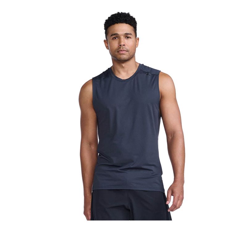 Mens Motion Tank - Dark Charcoal