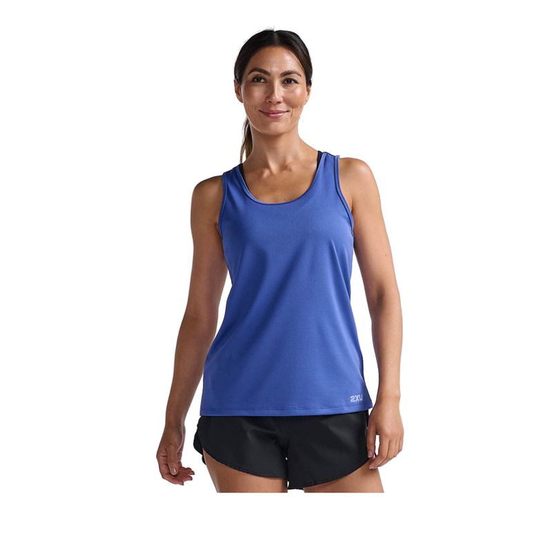 Womens Aero Singlet - Blue