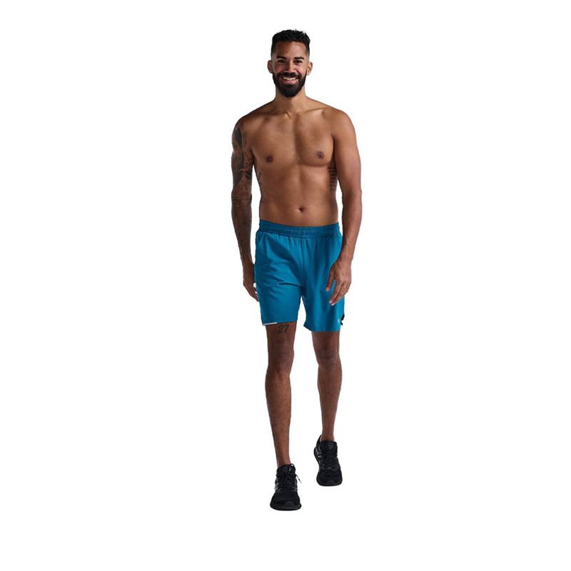 Mens Aero 7 Inch Shorts - Blue