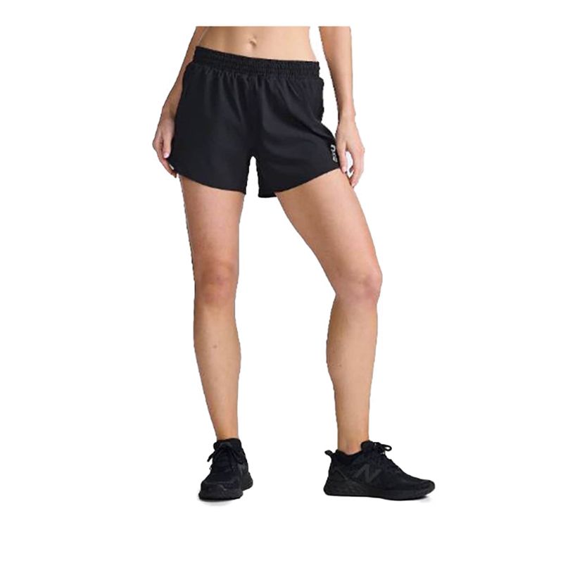WR6935B Women Short - Black/Silver Reflective