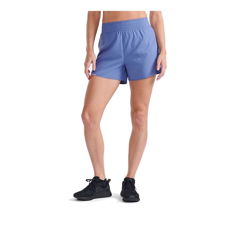 Womens Aero Hi - Rise 4 Inch Shorts - Blue