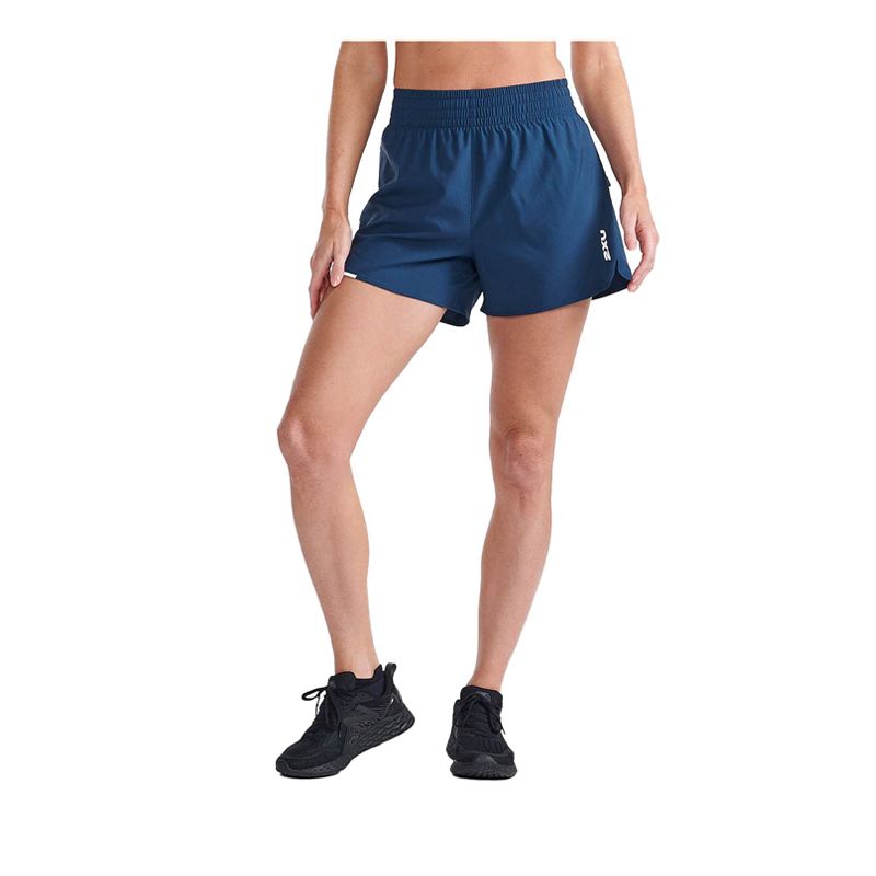 Womens Aero Hi - Rise 4 Inch Shorts - Navy