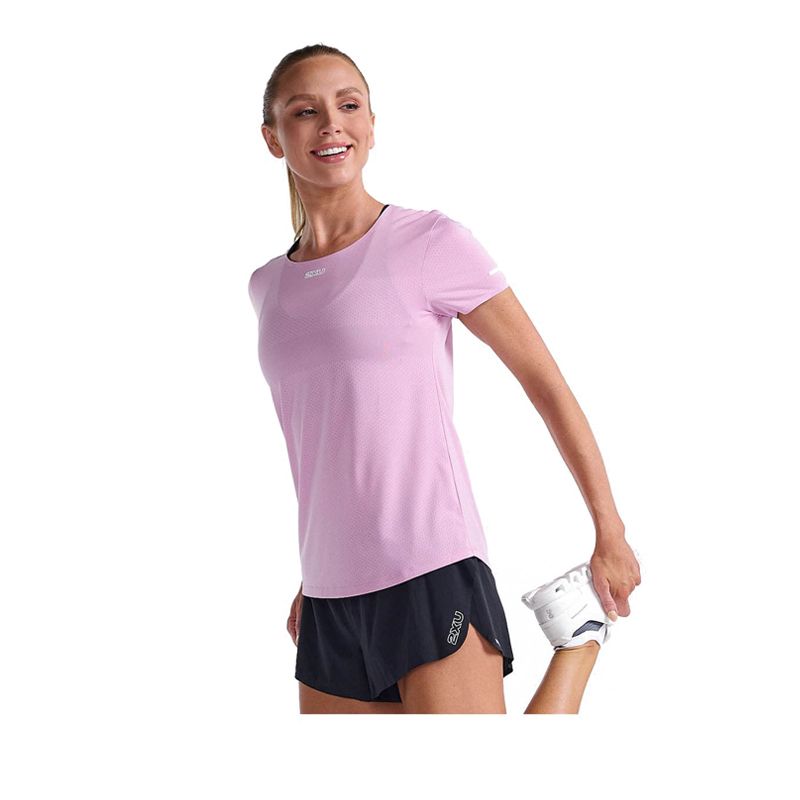 Womens Light Speed Tech Tee - Pink