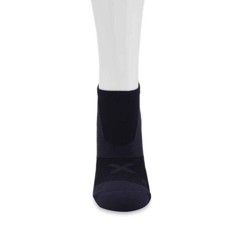 Unisex Vectr Cushion No Show Socks - Black
