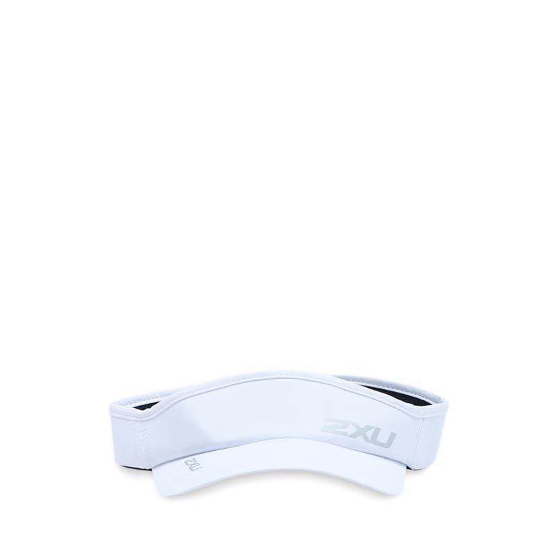 Unisex Run Visor - White
