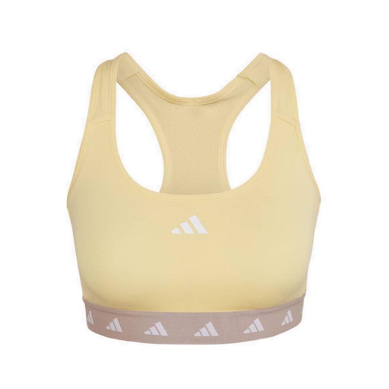 Powerreact Training Medium-Support Techfit Women Bra - yellow