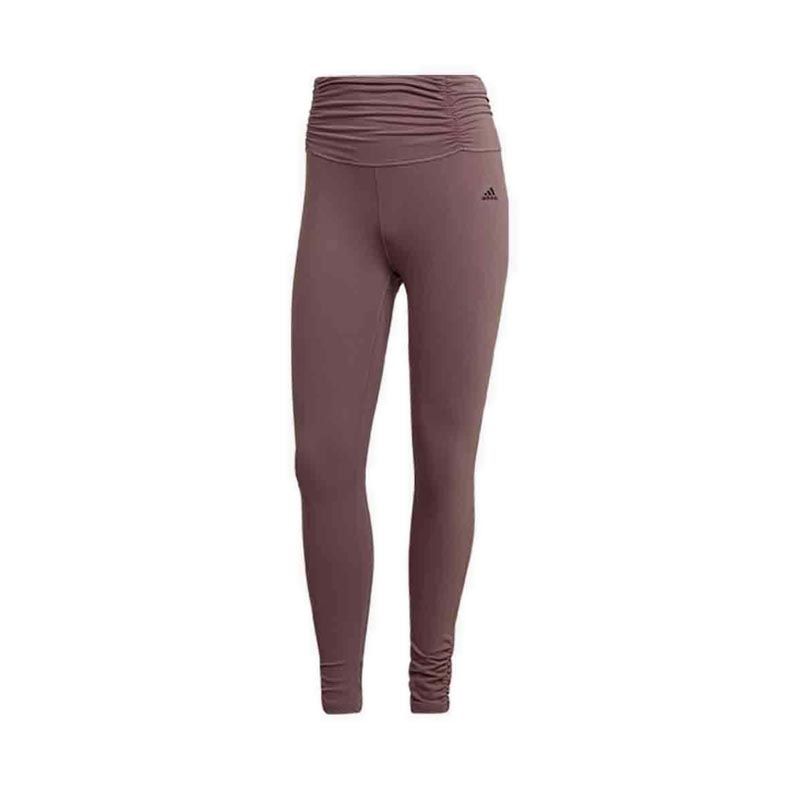 Yoga Studio Gathered 7/8 Women Leggings - wonder oxide