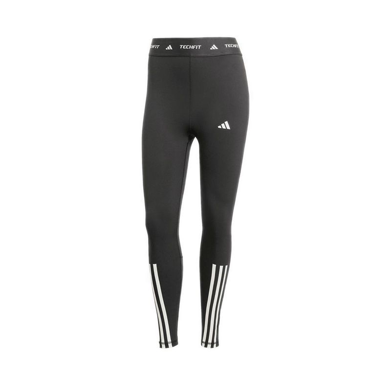 Techfit 3-Stripes Women's 7/8 Leggings - Black