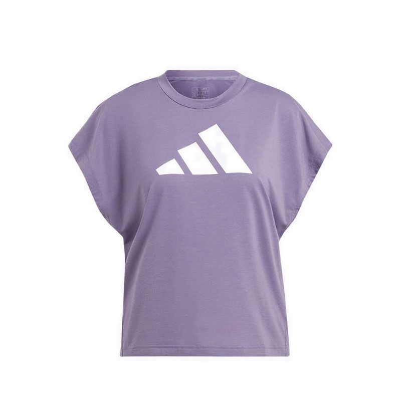 Train Icons Training Regular Fit Logo Women's T-Shirt - Shadow Violet