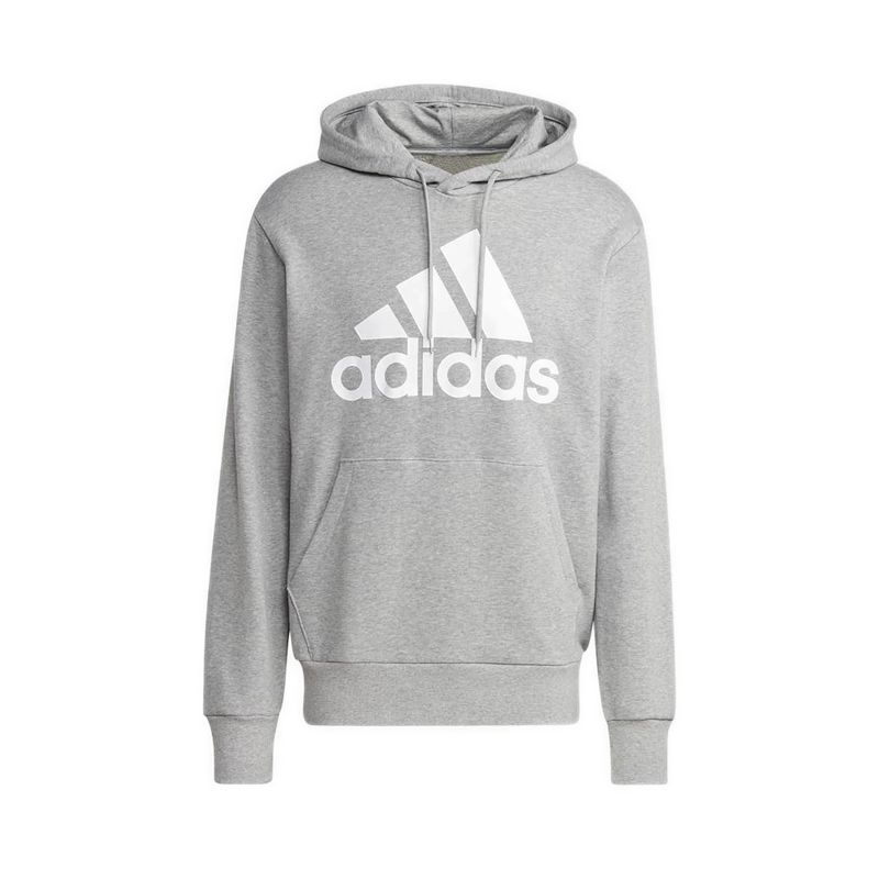 Essentials French Terry Big Logo Men's Hoodie - Medium Grey Heather