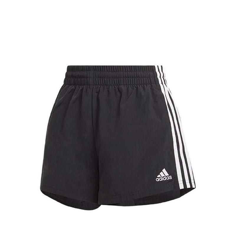 Essentials 3-Stripes Women's Woven Shorts - Black