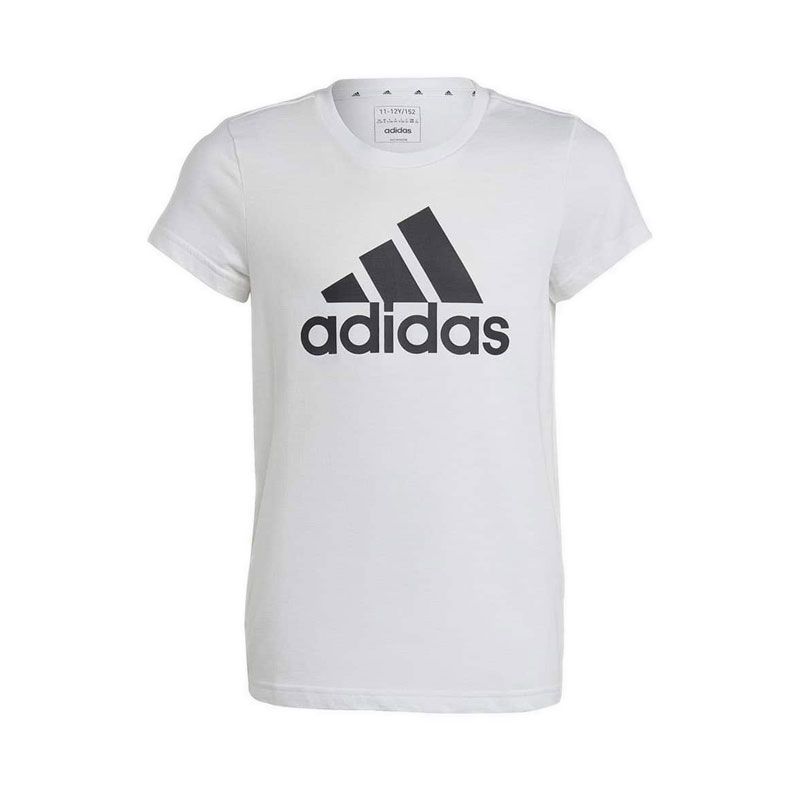 Essentials Big Logo Girls Cotton T-Shirt - White