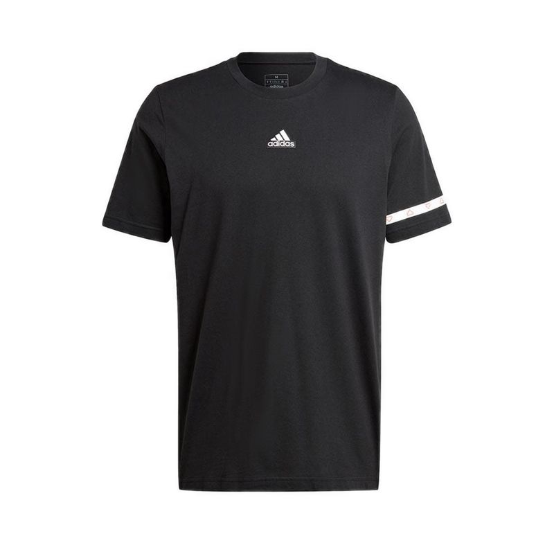 Brand Love Collegiate Men's Graphic T-Shirt - Black