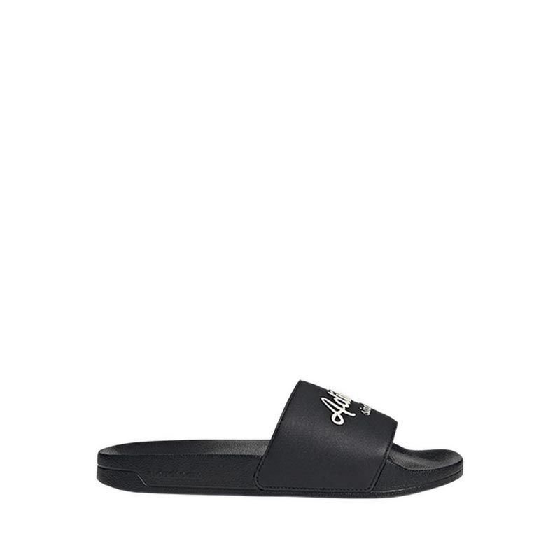 ADILETTE SHOWER SLIDES UNISEX SANDALS - BLACK