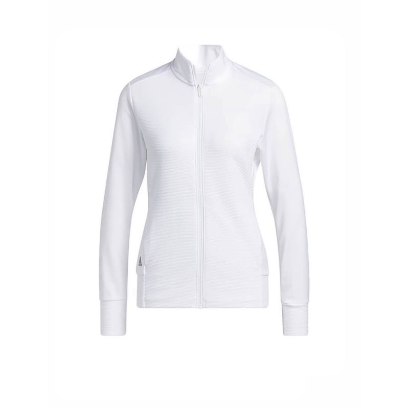 TEXTURE FULL ZIP JACKET WOMEN'S - WHITE