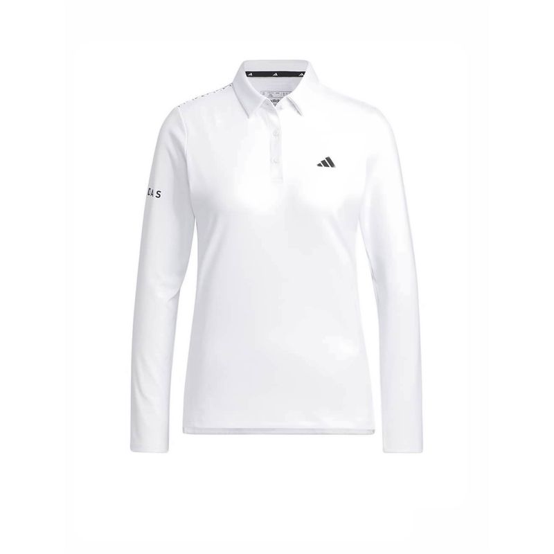 BIG BOS LONG SLEEVE POLO WOMEN'S - WHITE