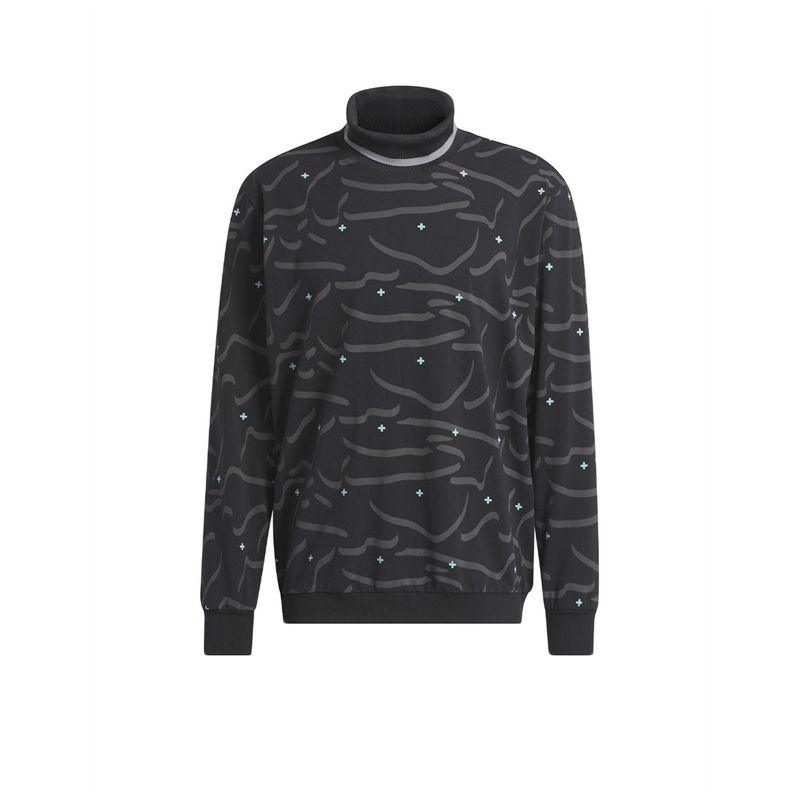 ADICROSS LONG SLEEVE POLO MEN'S - BLACK