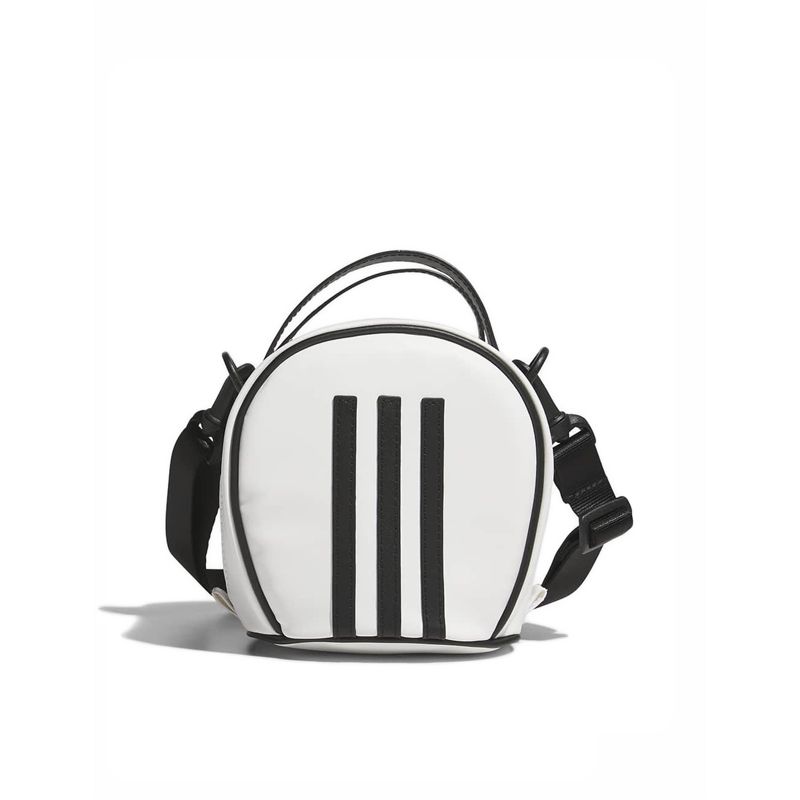 3 STRIPES POUCH BAG WOMEN'S - WHITE BLACK