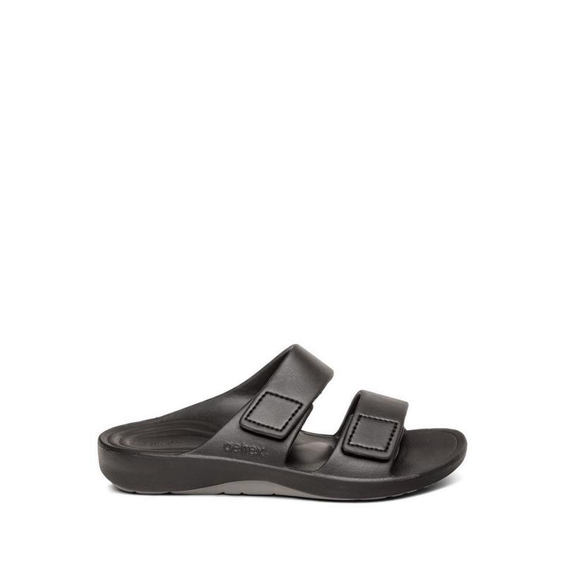 Milos Orthotic Men's Slides - BLACK