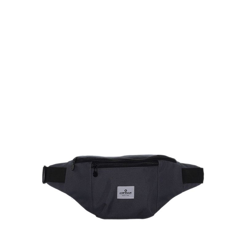 Brahm Unisex Waist bag- Grey