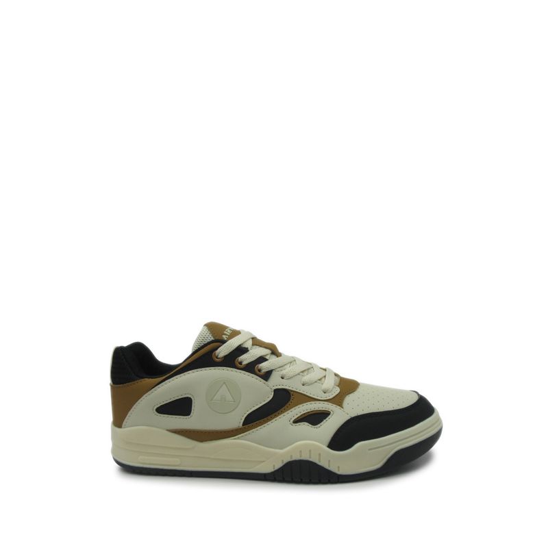 Baltic Men's Sneakers Shoes- Beige/Black