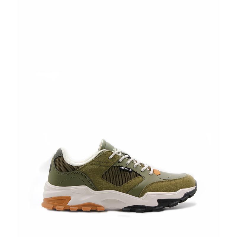 Elsen Men's Lifestyle Shoes - Green / Beige