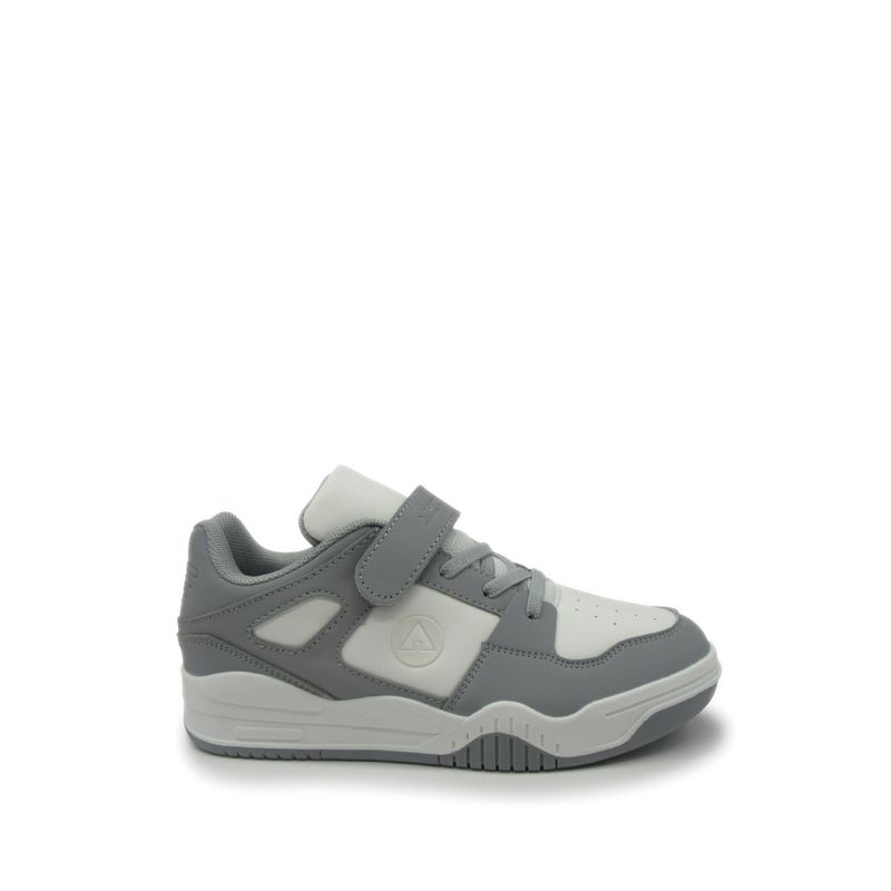 Bona Jr Boys Sneakers Shoes- White/Grey