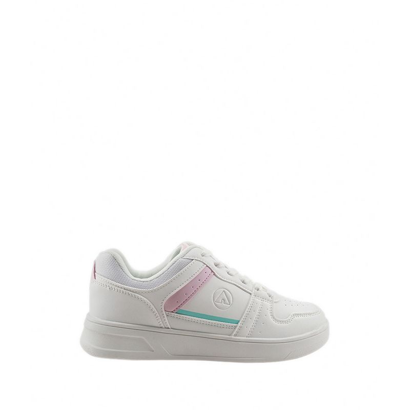 Boston Women's Sneakers-  White/Pink