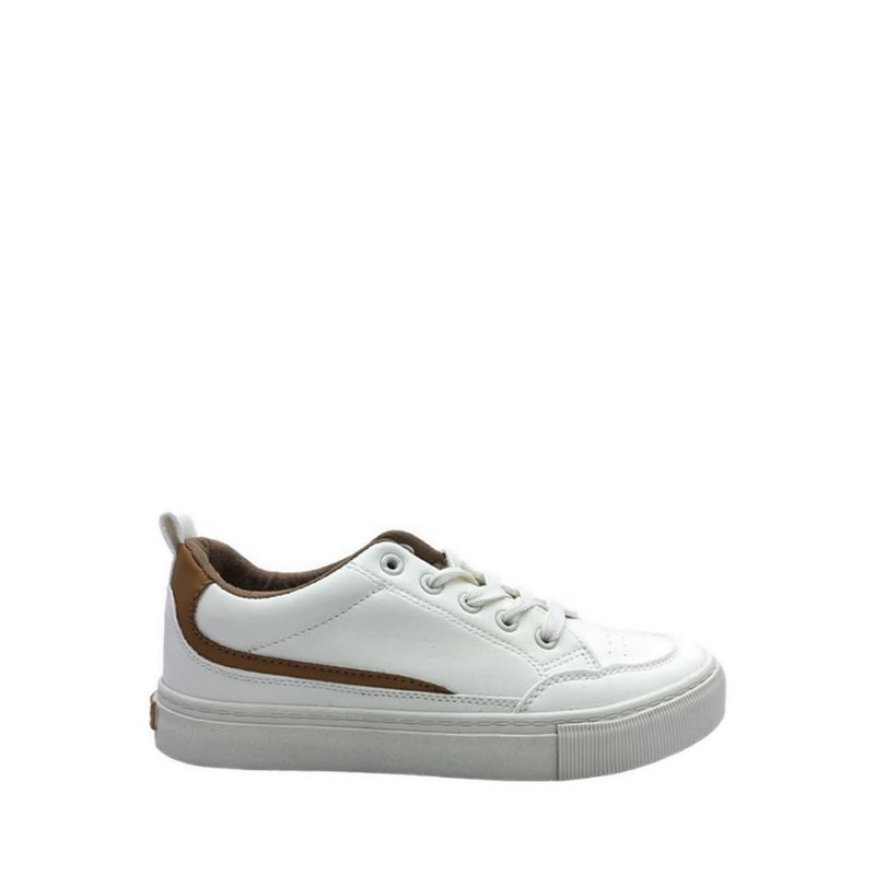 Brandy Women's Sneakers- Off-White/Lt Camel