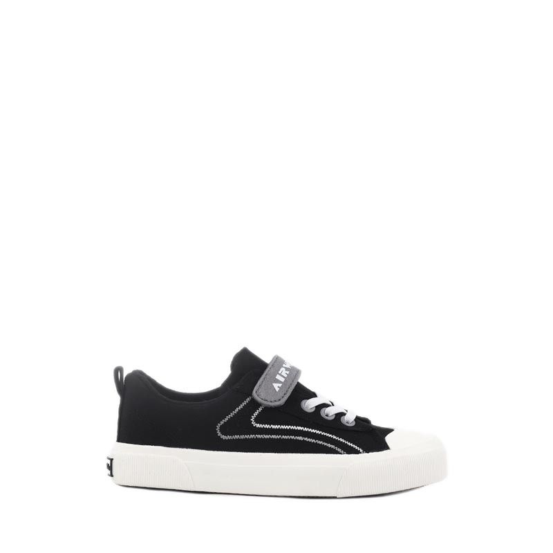 Buckie Jr Boys Sneakers Shoes- Black/Grey