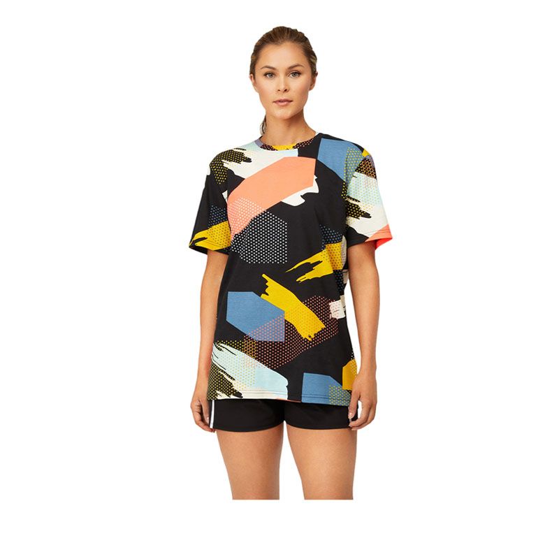 All Over Print Ss Top Men's T-shirt - Black