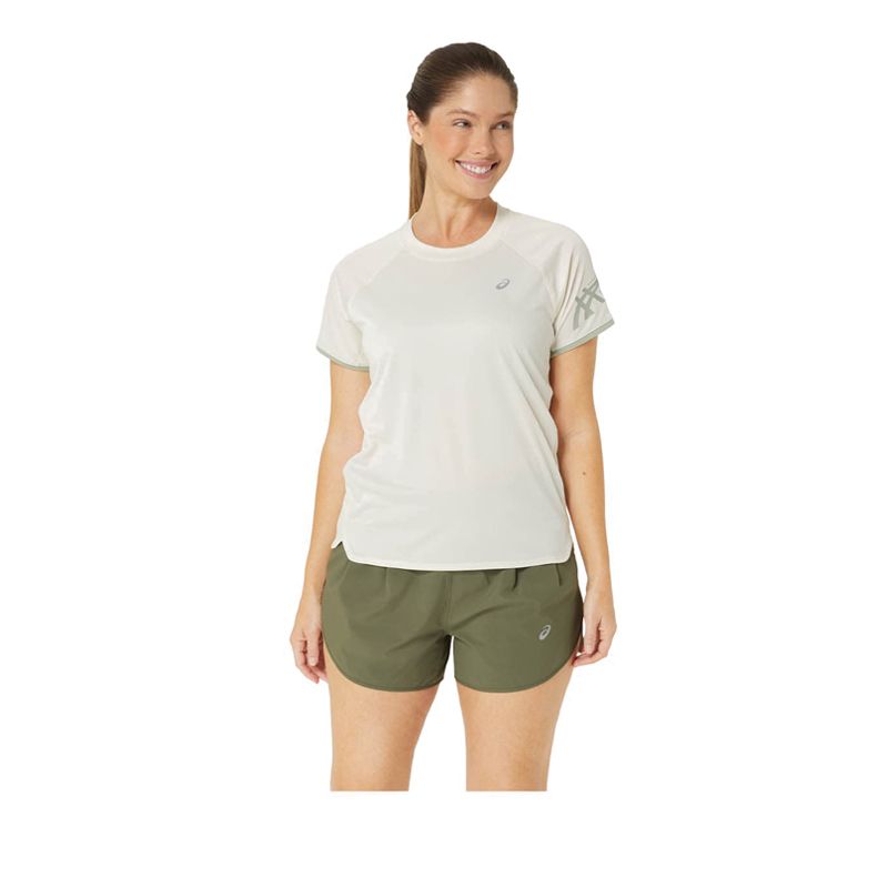 Icon Ss Top Women Short Sleeve  - CREAM