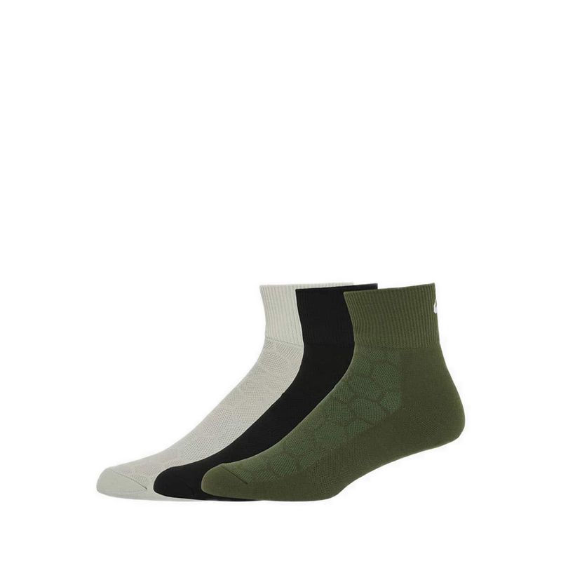 Easy Quarter 3P Unisex Running Socks - Multi