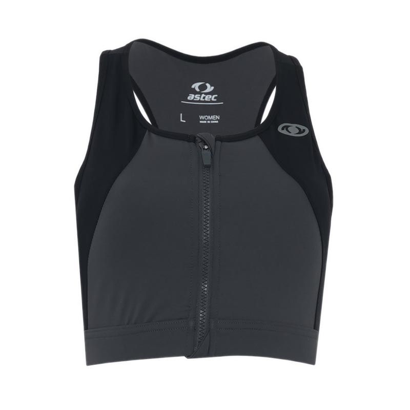 GENEVA WOMEN'S BRA TOP - GREY/BLACK