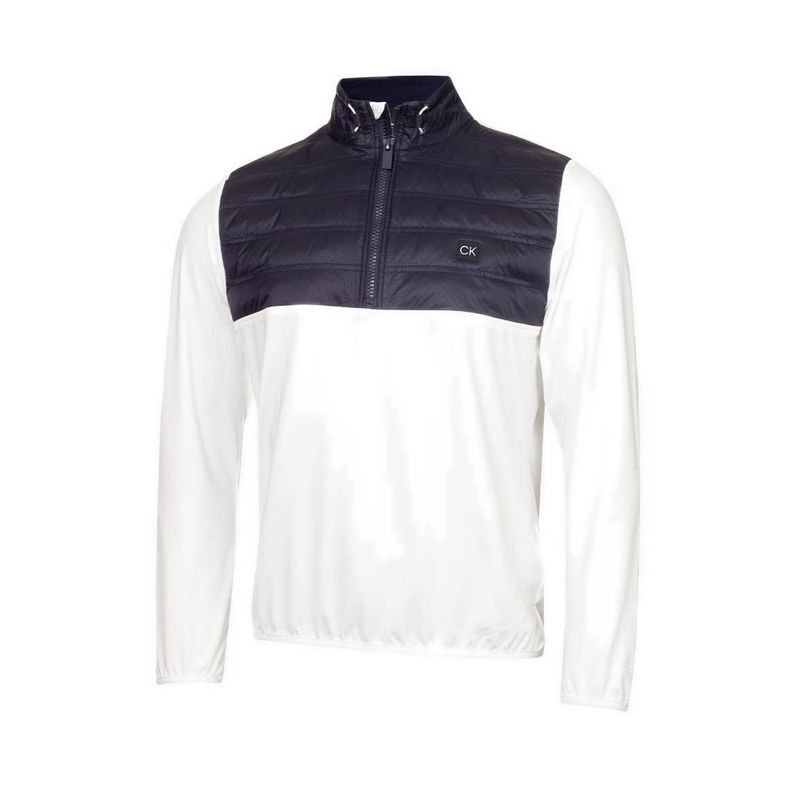 RANGEWOOD HALF ZIP HYBRID LONG SLEEVES MEN'S - WHITE