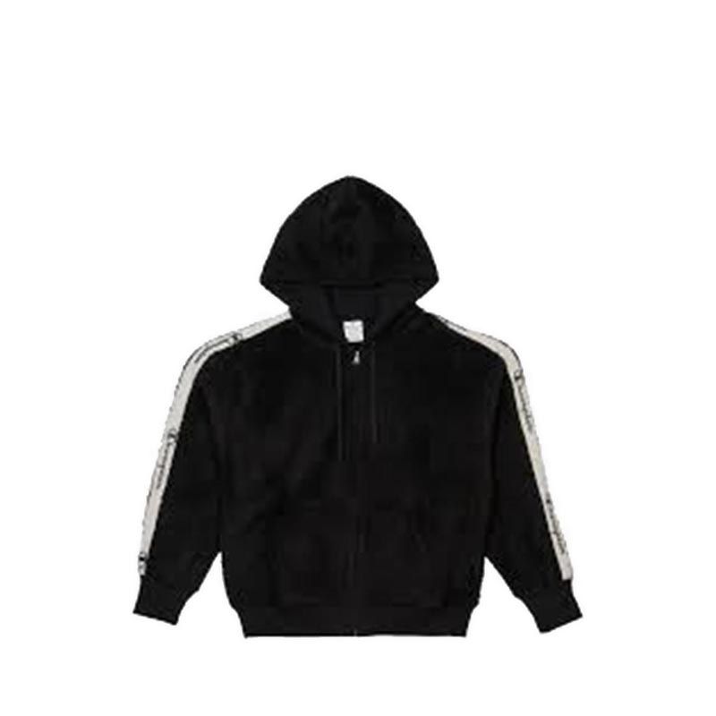Women's Eu Tape Zipper Hoodie - Black