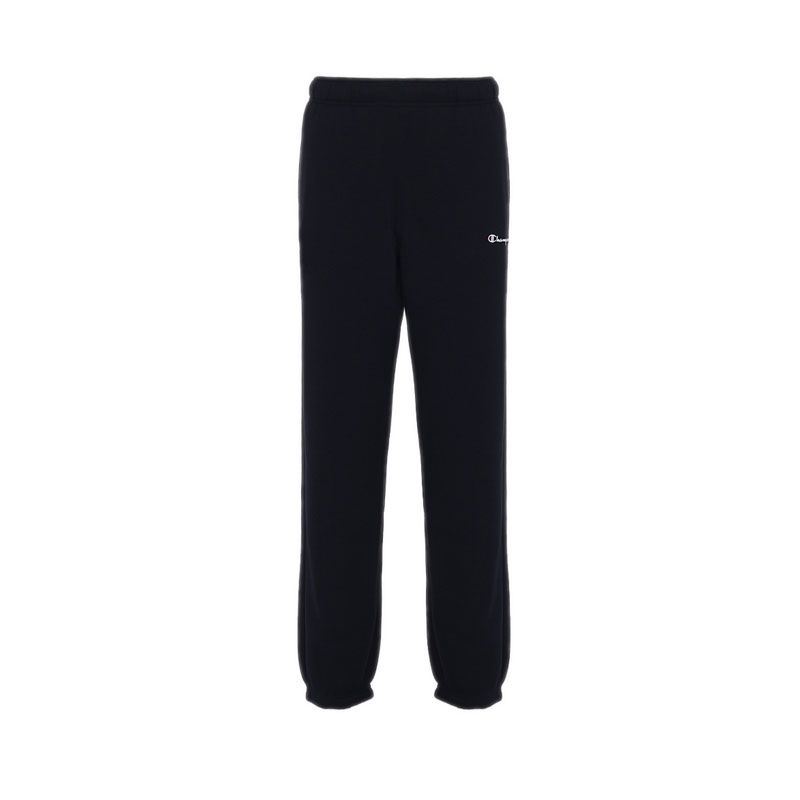 Men's Elastic Rib Cuff Pants - Black