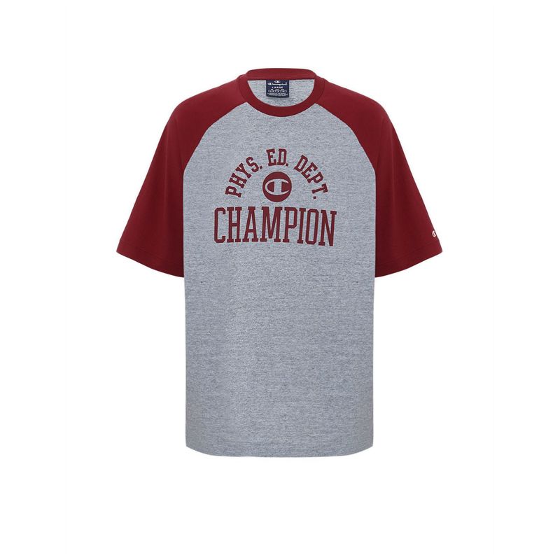 Men's Athletics Crewneck Tee - Maroon