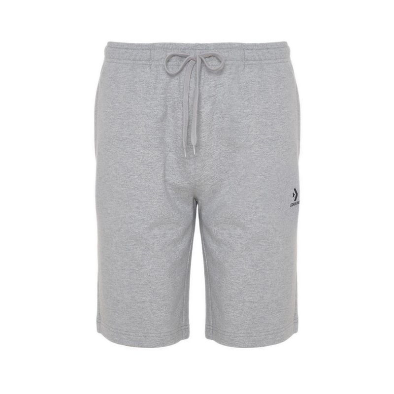 Go-To Embroidered Star Chevron Standard-Fit Fleece Men's Short - Vintage Grey Heather