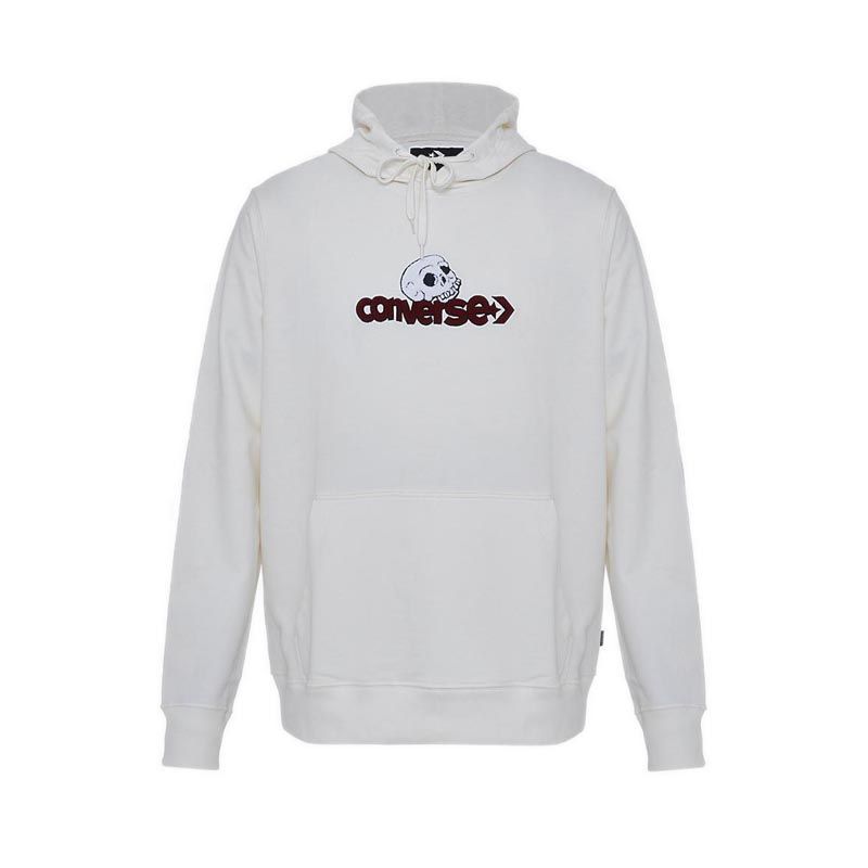 Skull Men's Hoodie - Egret