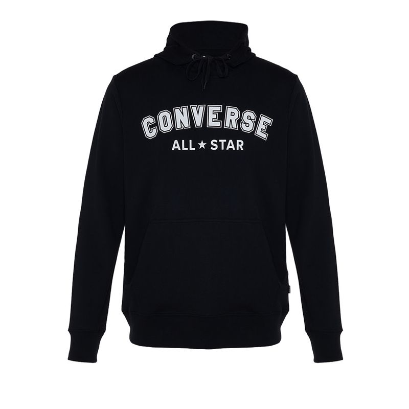 Go-To Wordmark Standard-Fit Fleece Men's Pullover Hoodie -  Black